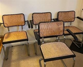 Set of four/Breuer-style chairs (one has been re-caned)
Price:$375