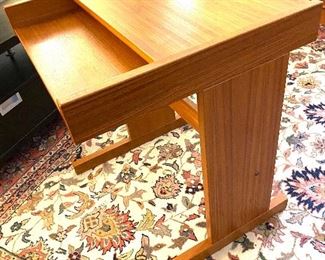 MCM Teak Desk (great for kid’s remote learning)
Dimensions: 23.25W x 25.5D x 29”H
Price: $450
