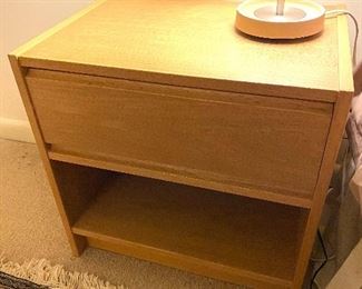Mid-Century bedside table
Dimensions: 19.5”Lx 13.75”D x19.75”H
Price:$95