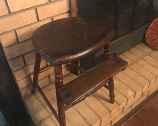 Antique child’s stool circa 1790
Hand made