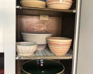 Antique Crock bowls