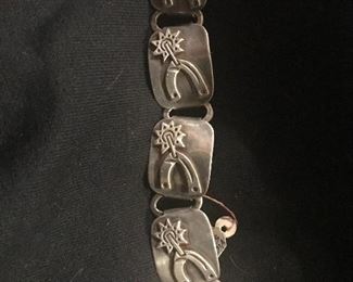Important sterling bracelet 
By Victoria