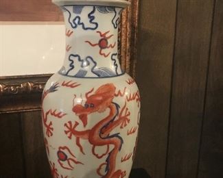 Authentic Asian Dragon Vase
Large size