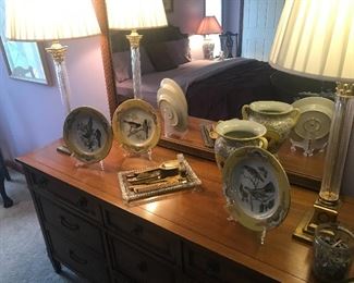 Mid Century dresser and mirrors 