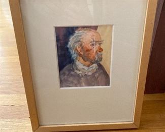 “Pensive” Watercolor by Jody Blagden 15” x 12” $295
