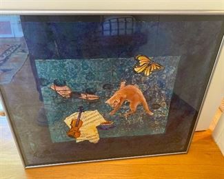 “Tea time” Mixed Medium by Charlesanna F Detra 24” x 20” $175