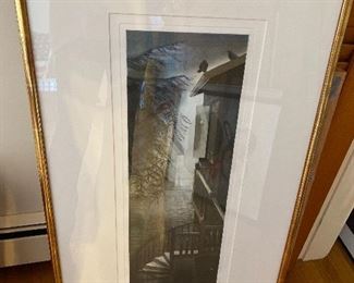 “”Deux Ligeous au matini” Signed print
27/99; 39” x 21”$225