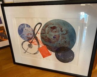 "Outer Space Medley” Artist Charlesanna F Detra Mixed Medium 28.5” x 23” $175
