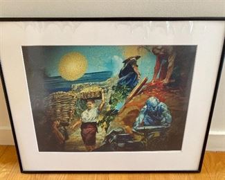 Graffiti: Italian Style signed by Alex Panos 21” x 16” $85