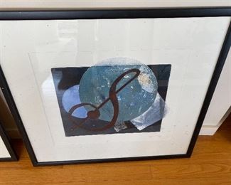 Unsigned Collage approx 20" x 18" $95