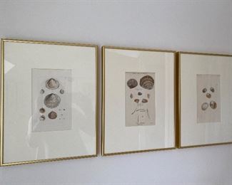 3 Framed Book Illustrations 12” x 16” $75 for set