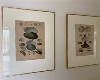 Two Extra Large Framed Book illustrations 20” x 25” $75 for set