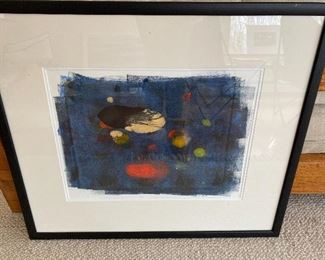 "Galaxy" by Charlesanna F Detra Monotype 29” x 25” $225
