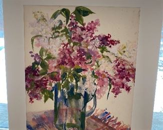 Matted and Signed Charlesanna F Detra 2017 18” x 22” $95