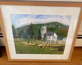 Signed Nancy Detra 22” x 20” $125