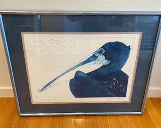 “Pelican” 41/50 by Jalita Jones 26” x 20” $125