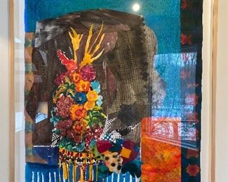 Collage Signed Gracia Dayton 34” x 44” $75