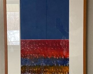 “Untitled” Monotype by Charlesanna F Detra 24” x 36” $225