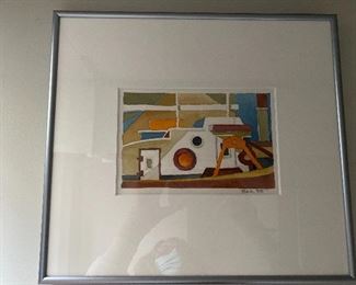 Signed Falck 88; 16” x 14” $85