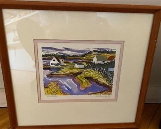 “Blue Rocks" by L. Schillunberg 14” x 13” $150