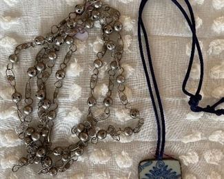 Necklaces: left $5; right $8