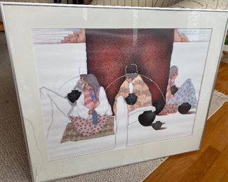 Signed faintly and illegible 29” x 24” $275