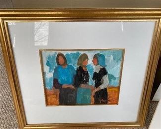 Painting by Maire Versailles Choquet 16” x 14” $695