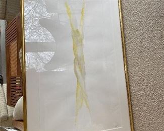 **Abstract Ballerina Painting signed 49” x 30” Stunning. Pic doesn't do justice!$1,495