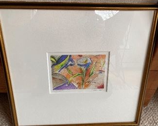 "Lillian #4" signed 17” x 16” $185