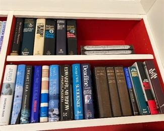 Top Row of Books $15; Bottom Row of Books $30