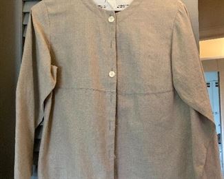 linen petite small top $12