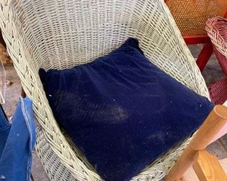 Wicker chair $45