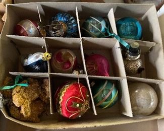 Vintage ornaments $12