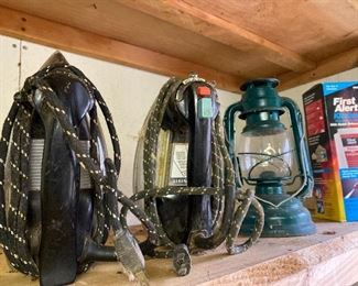 Two Irons s10. Sold as is Lantern $30