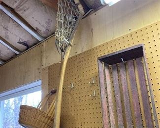 Antique lacrosse stick $75, remaining 3 items $18