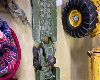 ^^Army green truck Hubley $65^^