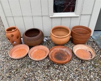 Large approx 20” clay pots $65 for all