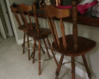 bar  stools   90.00  for  3