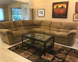 LazyBoy Dual-Reclining Sectional 3 Pieces