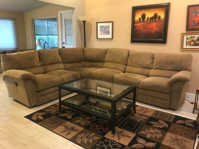 LazyBoy Dual-Reclining Sectional 3 Pieces