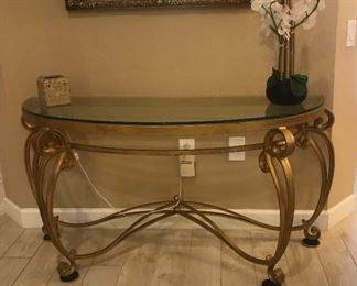 Glass console