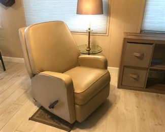 Reclining swivel rocker