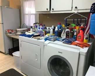 Cleaning supplies Utility Room