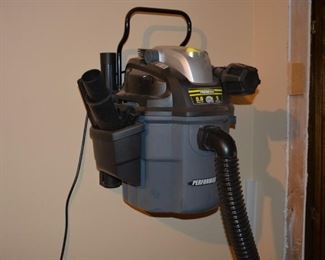 Shop vac (currently mounted) Performance
