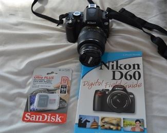 Nikon D60, excellent condition - Nikon DX AF-S Nikkor 18-55mm, Nikon DX AF-S 55-200mm