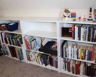 Some of the books - shelves also to sell