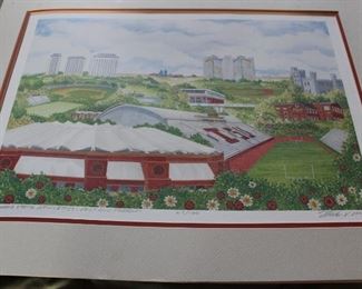 Illinois State University past and present - Fred Mills signed (not framed)