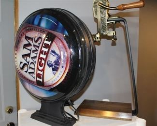 Sam Adams beer light - and a bottle capper