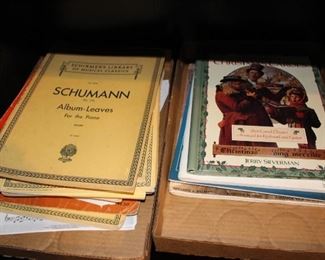 Sheet music by the box