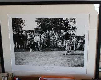 Walter Hagen golf - golfer print